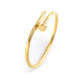 European and American stainless steel bracelet women's heart-shaped nail bracelet 18k vacuum plating does not fade